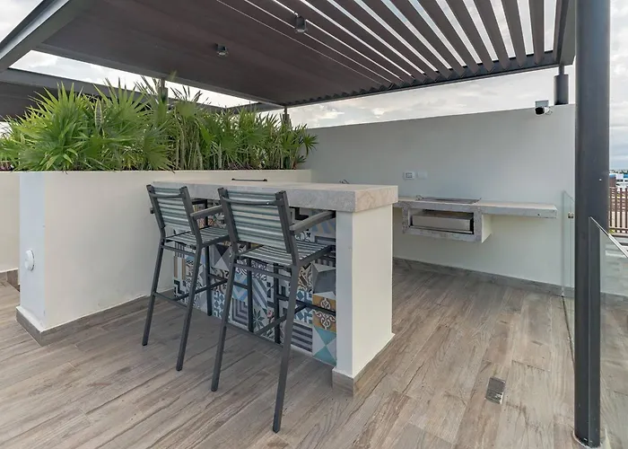 Oasis - 2 Bedroom With Pool, Gym, Private Terrace - At Veranto Apartamento Playa del Carmen
