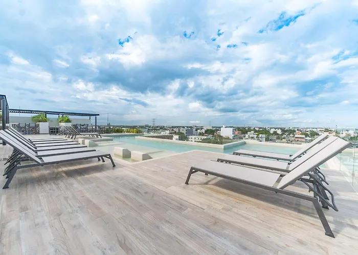 Oasis - 2 Bedroom With Pool, Gym, Private Terrace - At Veranto * Playa del Carmen